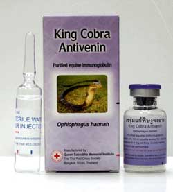 King Cobra Antivenin on AsianSnakeWine.com