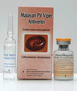 Malayan Pit Viper Antivenin on AsianSnakeWine.com