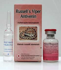 Russell’s Viper Antivenin on AsianSnakeWine.com